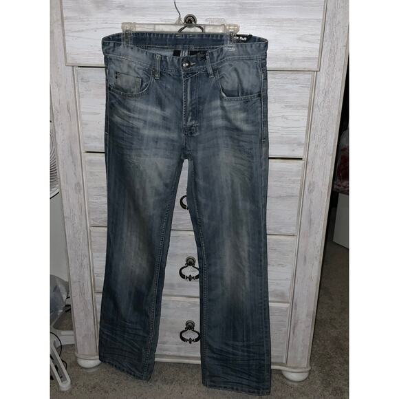 Buffalo by David Bitton Y2K Ruffer Easy Fit Bootcut Jeans - Men's 34x34 - Picture 1 of 3